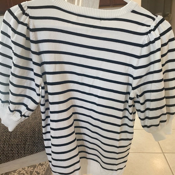 Stripe lightweight sweater tee - Picture 2 of 4